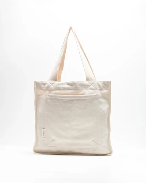 Tote bag color blanco